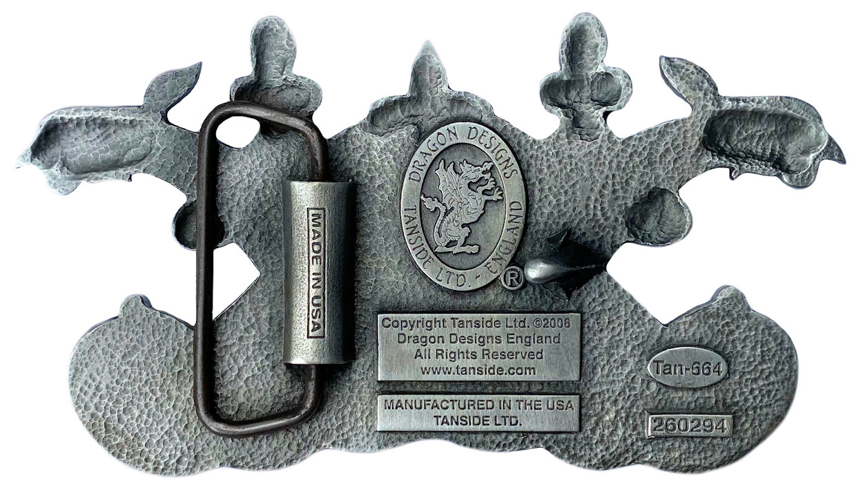 Celtic Design Featuring Two Birds Belt Buckle